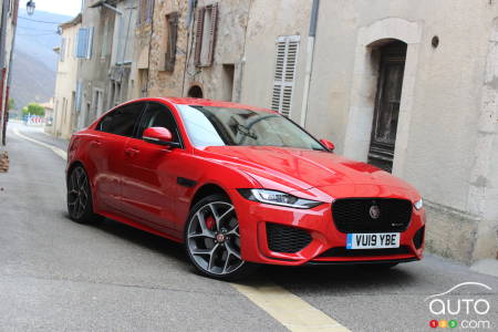 Premier essai de la Jaguar XE 2020 : mise à niveau