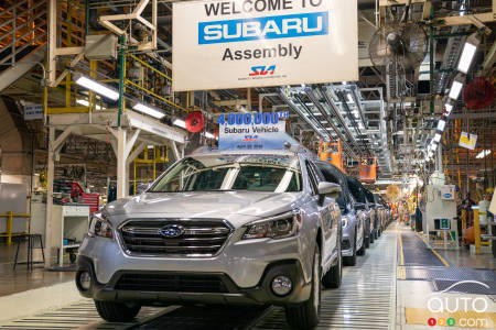 Subaru’s U.S. Plant Produces 4 Millionth Vehicle
