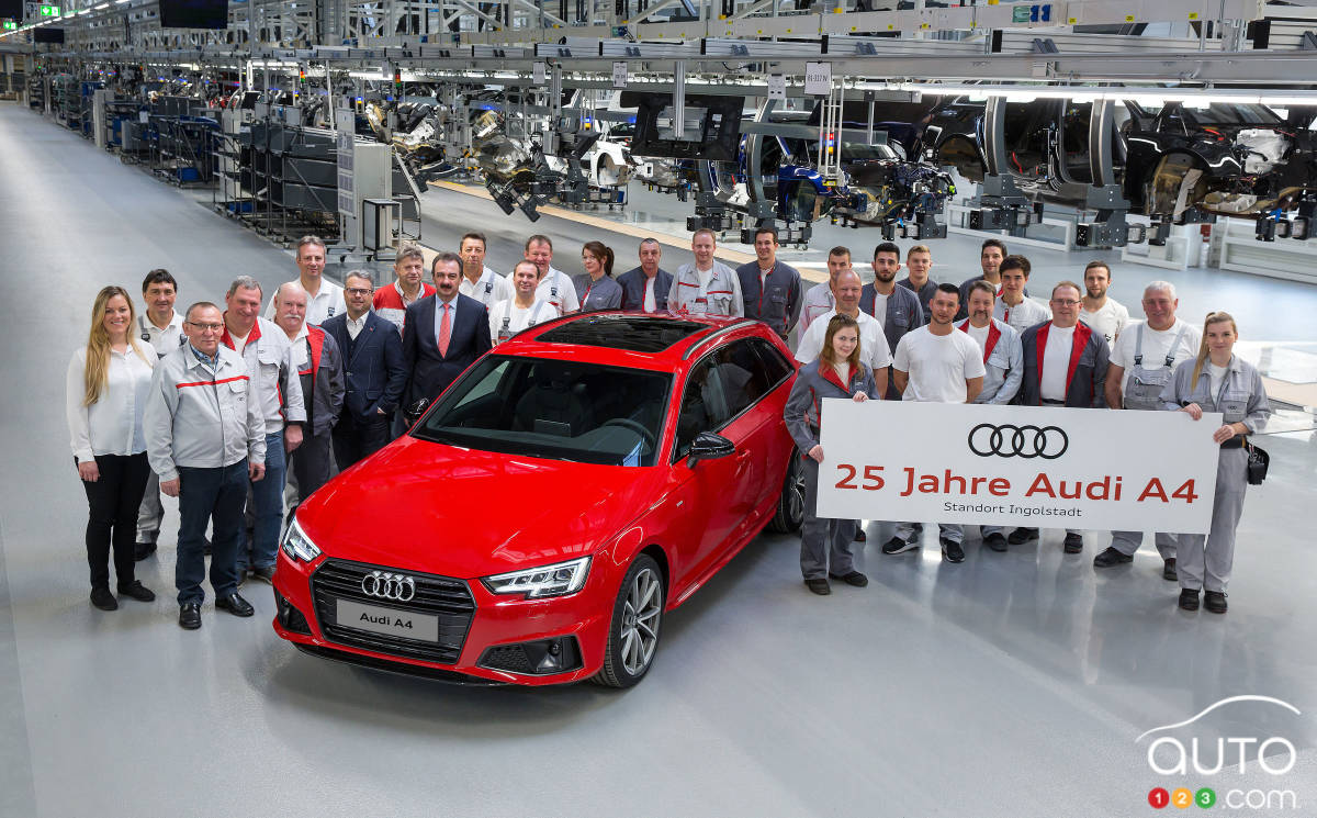 La A4 d’Audi fête ses 25 ans : Quand l’argent vaut l’or