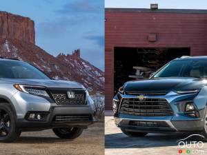 Comparaison : Chevrolet Blazer 2019 vs Honda Passport 2019