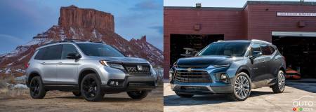 Comparison: 2019 Chevrolet Blazer vs 2019 Honda Passport