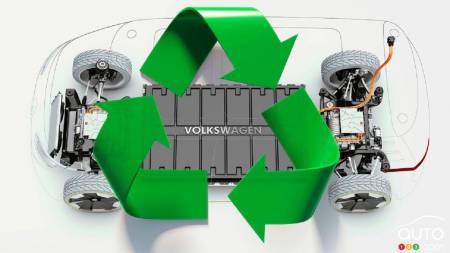 Volkswagen dévoile ses plans en matière de recyclage de batteries