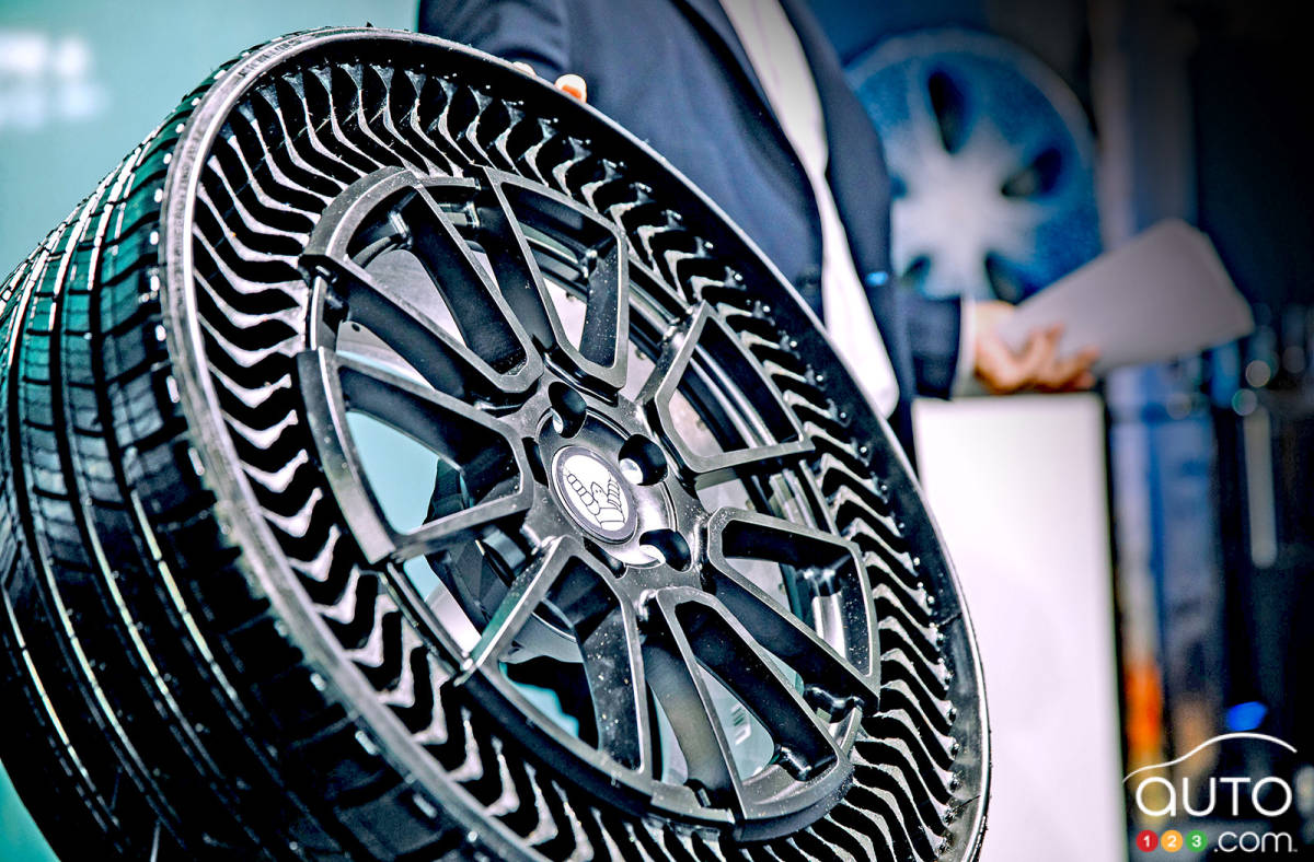 GM and Michelin to Work together on Developing an Airless Wheel