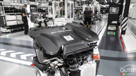 Un 4-cylindres de 416 chevaux chez Mercedes