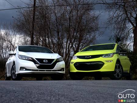 Comparaison : Chevrolet Bolt 2019 vs Nissan LEAF+ 2019