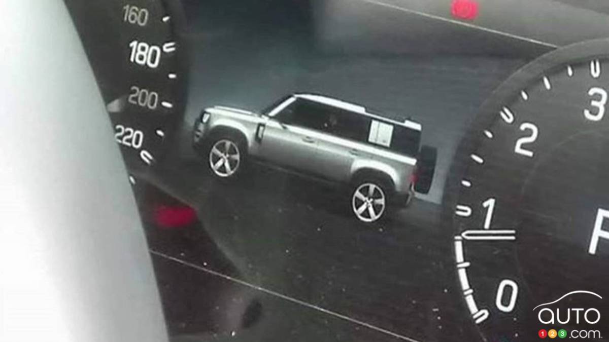 First Peek of the 2020 Land Rover Defender… Via its Instrument Cluster