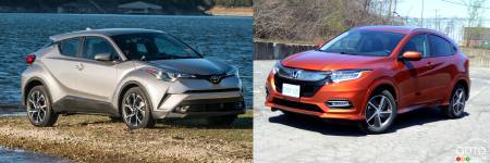 Comparison: 2019 Honda HR-V vs 2019 Toyota C-HR