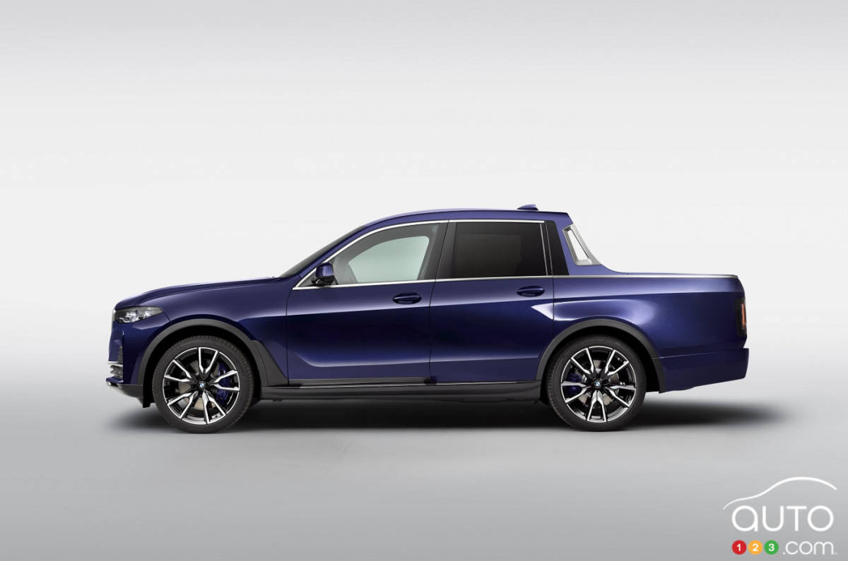 BMW Shows Off a Pickup Version of New X7 SUV