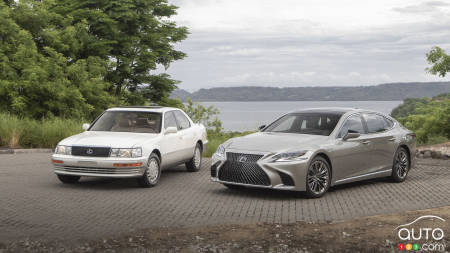 Comparison : 1990 Lexus LS 400 vs Lexus 2019 LS 500