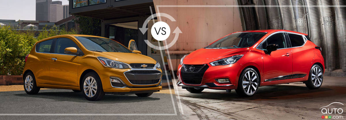 Comparaison : Chevrolet Spark 2019 vs Nissan Micra 2019