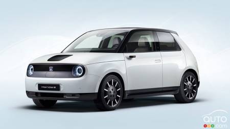 Electric Honda e production version unveiled before Frankfurt debut