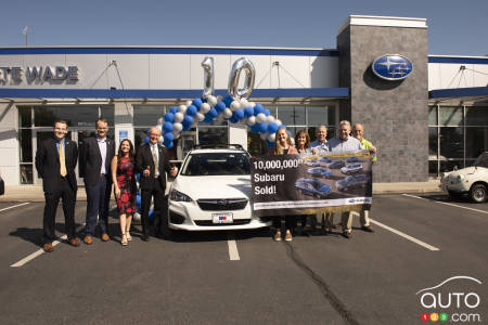 Subaru atteint la marque des 10 millions de véhicules vendus aux États-Unis