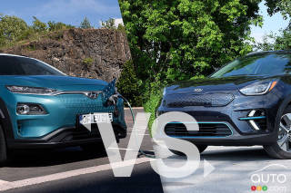 een miljard aspect Kust Comparison: 2019 Hyundai Kona Electric vs 2019 Kia Niro EV | Car Reviews |  Auto123