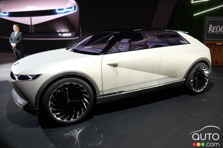 Montréal 2020 : Hyundai présente son concept rétrofuturiste, le 45 EV