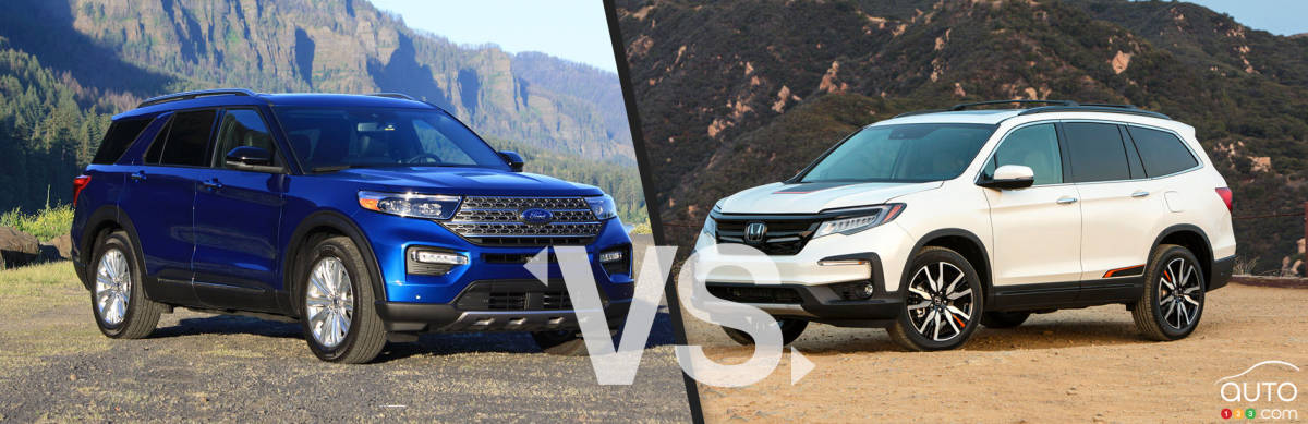 Comparison: 2020 Honda Pilot vs 2020 Ford Explorer