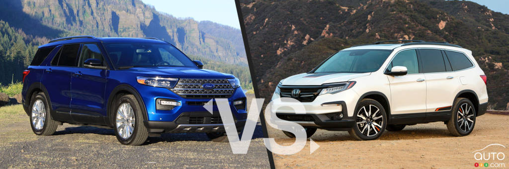 Comparison: 2020 Honda Pilot vs 2020 Ford Explorer