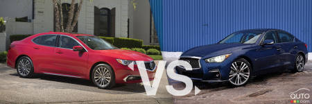 Comparaison : Acura TLX 2020 vs Infiniti Q50 2020