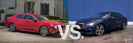 Comparaison : Acura TLX 2020 vs Infiniti Q50 2020