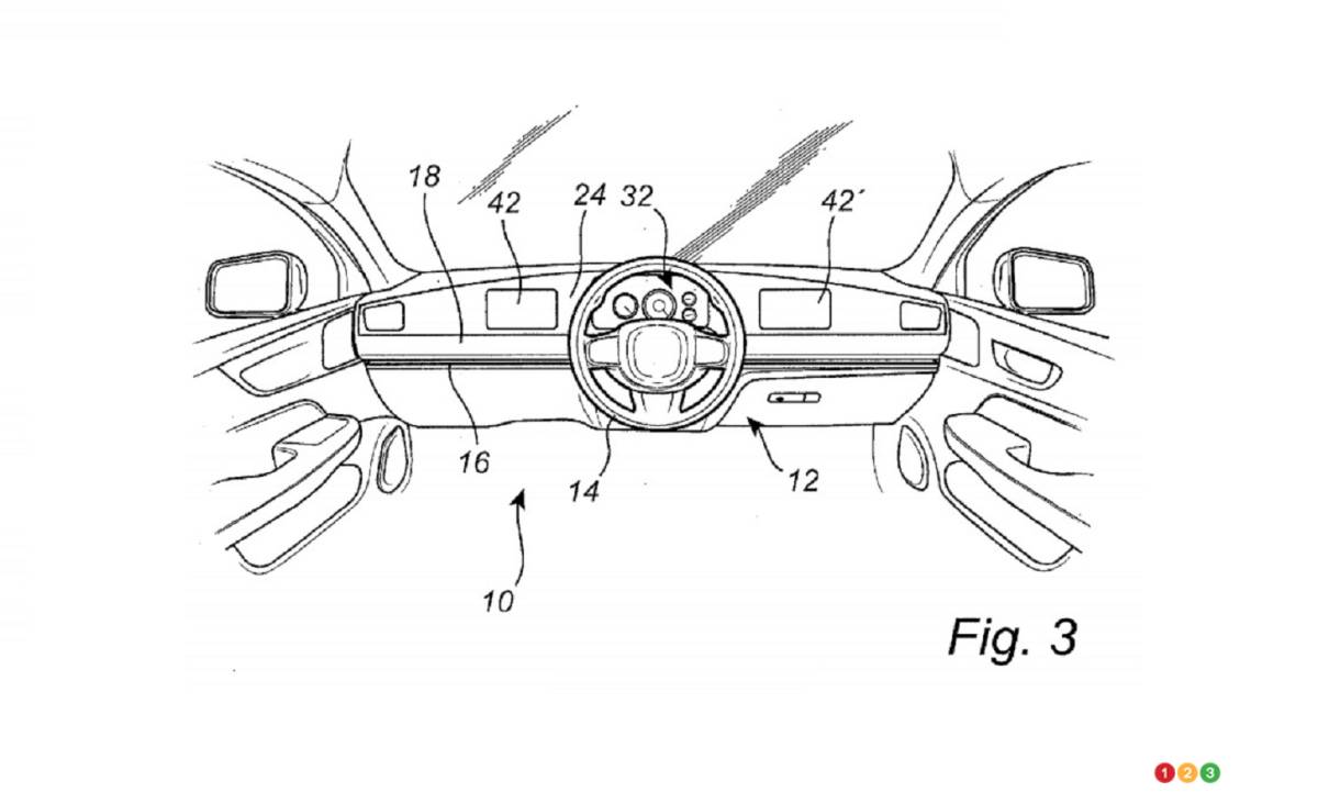 Volvo Patents Technology for a Steering Wheel That Can Shift Left to Right and Back