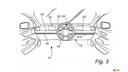 Volvo Patents Technology for a Steering Wheel That Can Shift Left to Right and Back