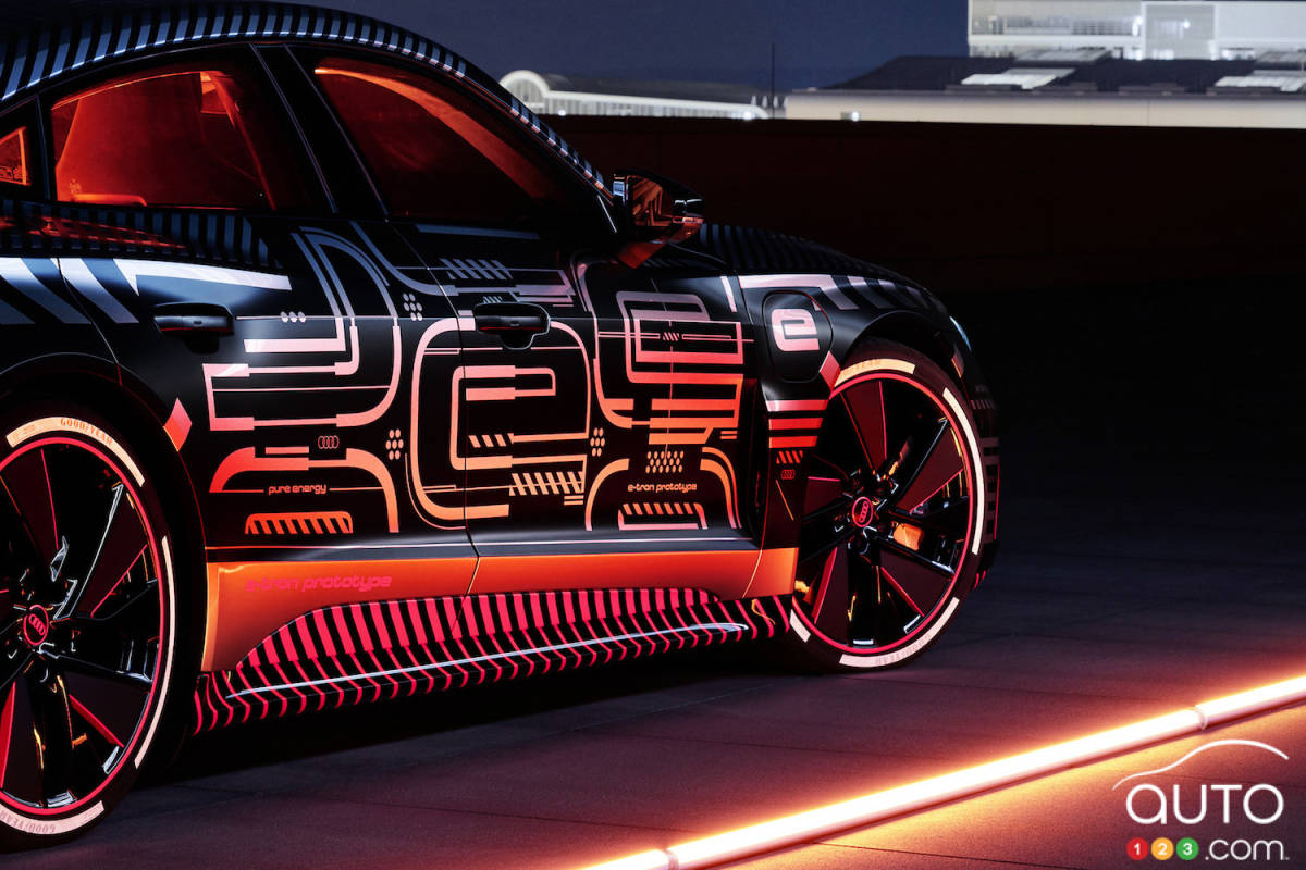 Une voiture sport électrique chez Audi : voici l’e-tron GT 2021