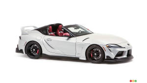 This Targa-Roofed Version of the 2021 Toyota Supra Is a Sight to Behold