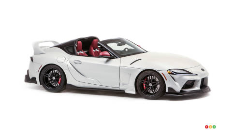 This Targa-Roofed Version of the 2021 Toyota Supra Is a Sight to Behold