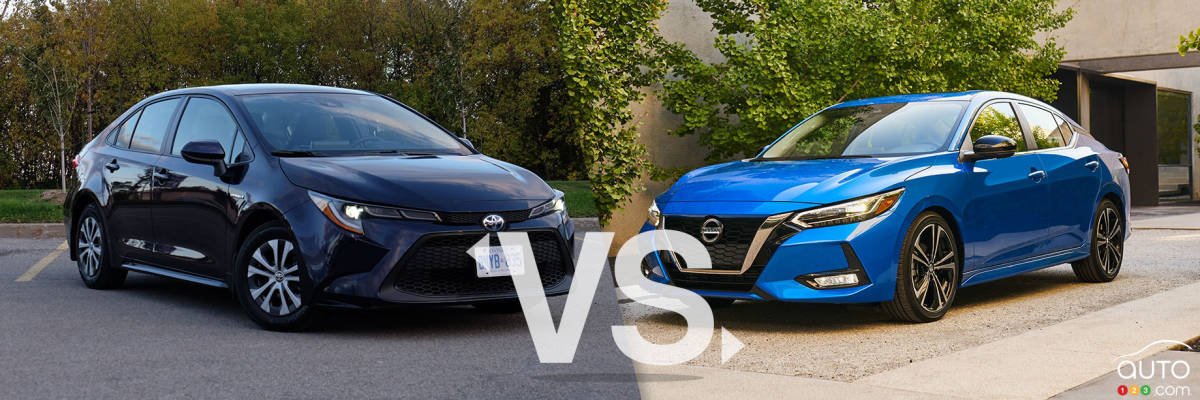 Comparaison : Nissan Sentra 2020 vs Toyota Corolla 2020