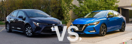 Comparaison : Nissan Sentra 2020 vs Toyota Corolla 2020