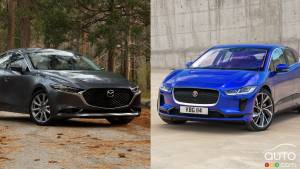 Les Mazda3 et Jaguar I-Pace nommés Voiture, Véhicule utilitaire canadiens de l’année 2020 par l’AJAC