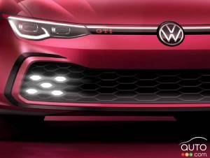 Volkswagen montre un peu de la nouvelle GTI avant son lancement à Genève