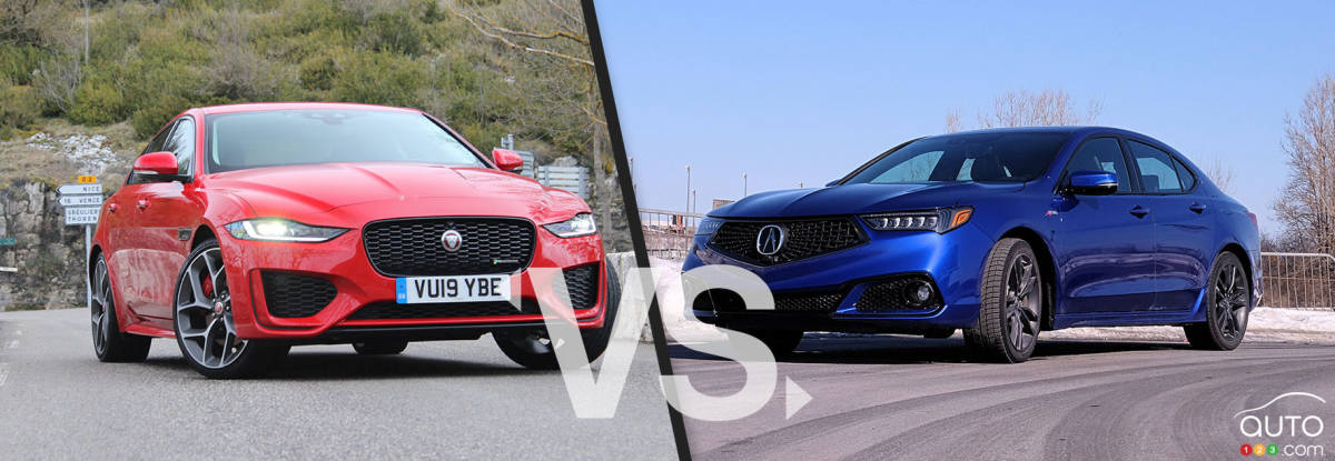 Comparison: 2020 Acura TLX vs 2020 Jaguar XE