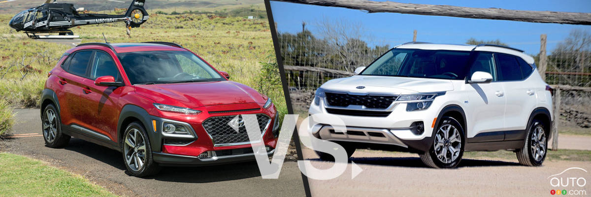 Comparison: 2020 Hyundai Kona vs 2021 Kia Seltos