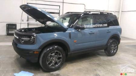 New Ford Bronco Sport Seen in the Buff