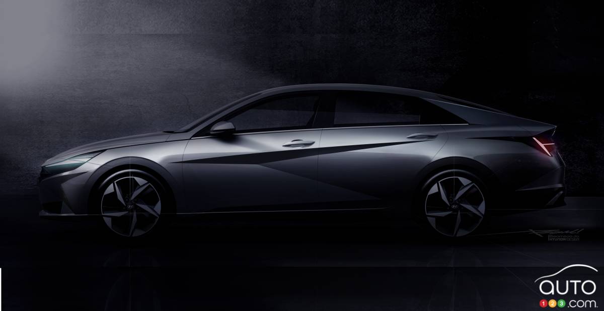 Hyundai Teases the Resculpted Next Elantra