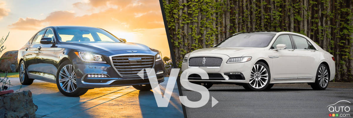 Comparison: 2020 Genesis G80 vs 2020 Lincoln Continental