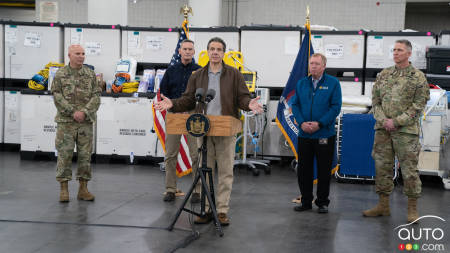 Coronavirus: The Site of the NY Auto Show Becomes... a Hospital