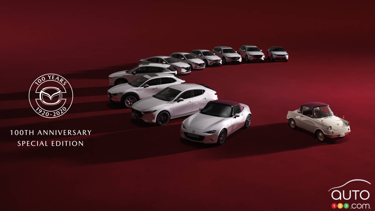 Mazda célèbre ses 100 ans avec huit modèles à touche rétro