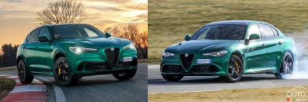 Alfa Romeo's Giulia and Stelvio Quadrifoglio Models Upgraded for 2020