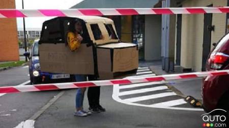That time They Built a Cardboard Car to Access a Drive-Thru…