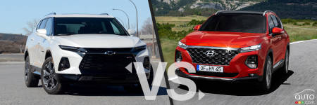 Comparison: 2020 Chevrolet Blazer vs 2020 Hyundai Santa Fe