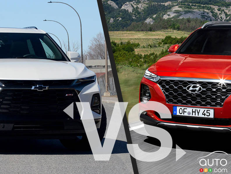 2020 Chevrolet Blazer / 2020 Hyundai Santa Fe