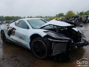 This Wrecked 2020 Corvette Could Be Worth More Than New