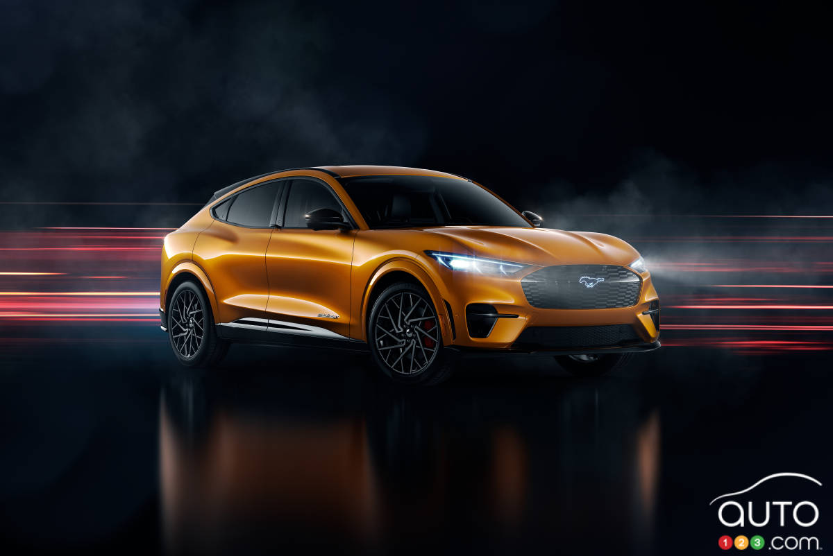 Meet Cyber Orange, a Vibrant New Colour for the Ford Mustang Mach-E