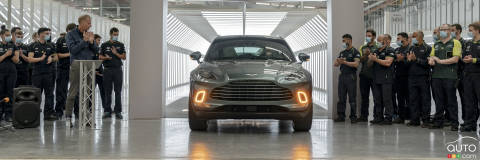 The Aston Martin DBX goes into production