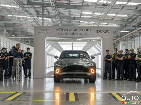 The Aston Martin DBX goes into production