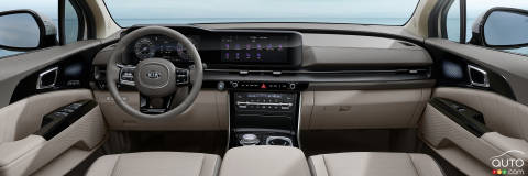 Futuristic Interior of the Next-Gen 2022 Kia Sedona Teased