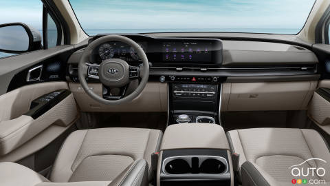 Futuristic Interior of the Next-Gen 2022 Kia Sedona Teased