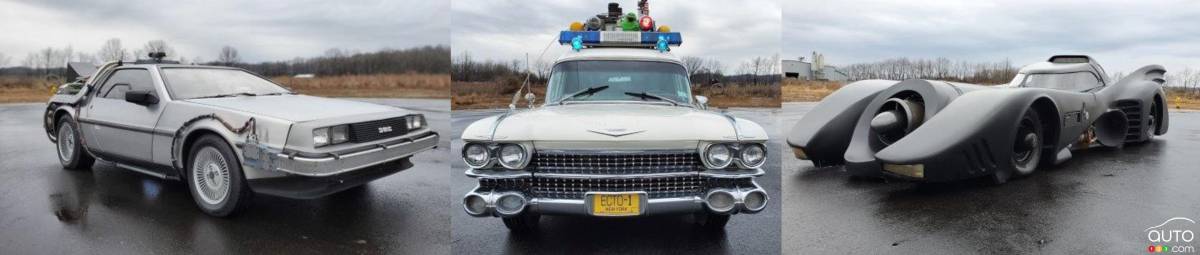 Three Replicas of Famous 80s Movie Cars to Be Auctioned Off