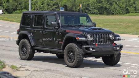 A V8-powered Jeep Wrangler Currently in Testing